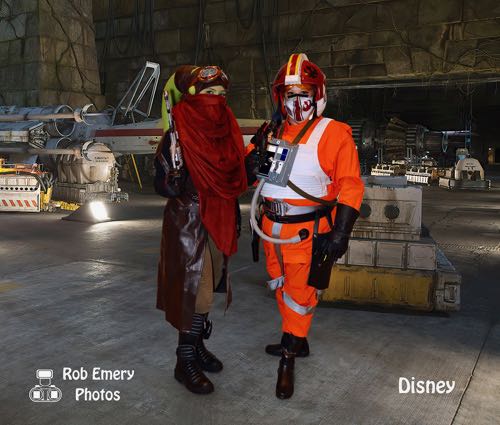 Rebel pilots getting ready for flight